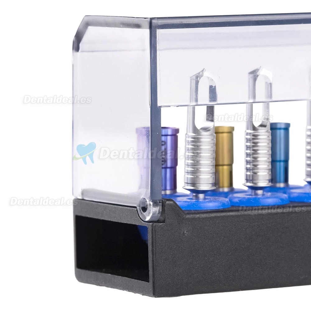 Kit Colector de Hueso Dental con Fresas Trepanadoras para Implantes